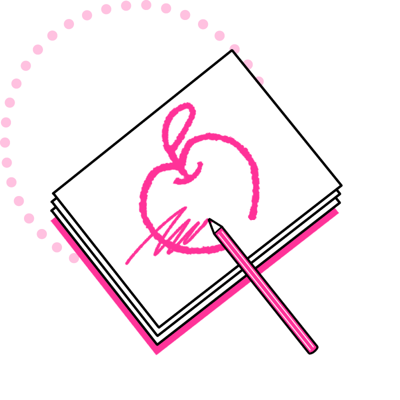 １．基本のイラストクラスの様子